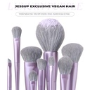 14pcs Luxury Purple Makeup Brushes Collec tion