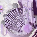 14pcs Luxury Purple Makeup Brushes Collec tion