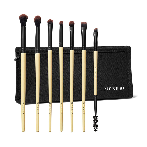 [10228] Earth To Babe 7-Piece Bamboo Eye Brush Set