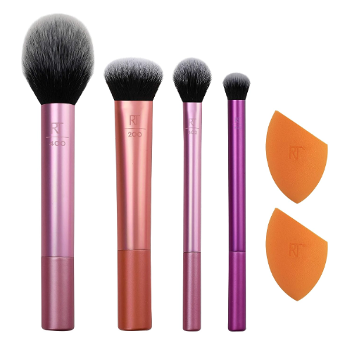 Real Techniques Everyday Essentials Brush&Sponge Set of 5 + 1