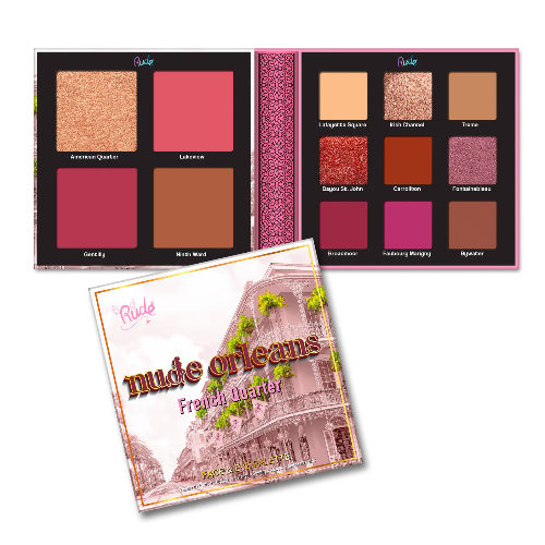 [10571] RUDE Nude Orleans Face & Eye Palette