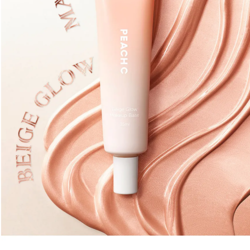 [11061] Peach C - Beige Glow Makeup Base