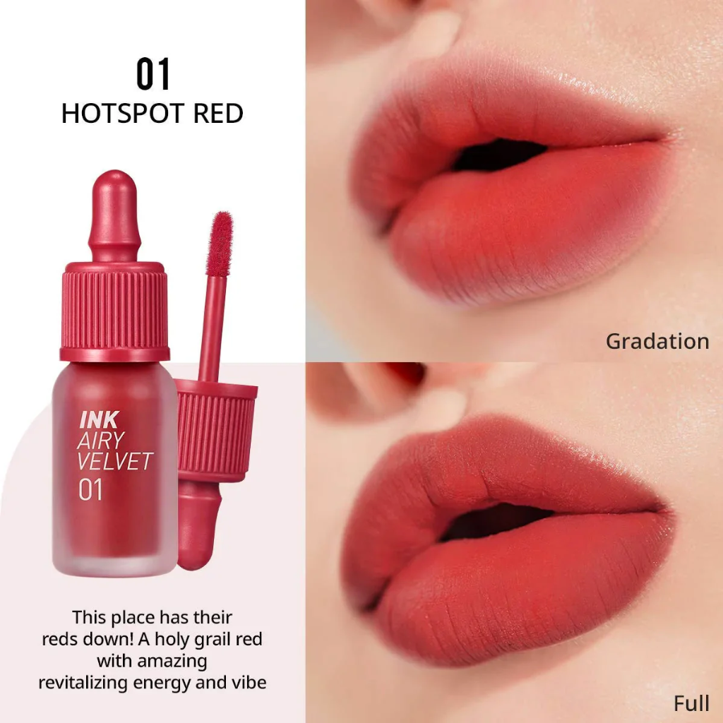 [10056] Ink Airy Velvet AD (01 Hotspot Red)