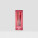 WOODEN LIP PENCIL SET - Wine (6pc)