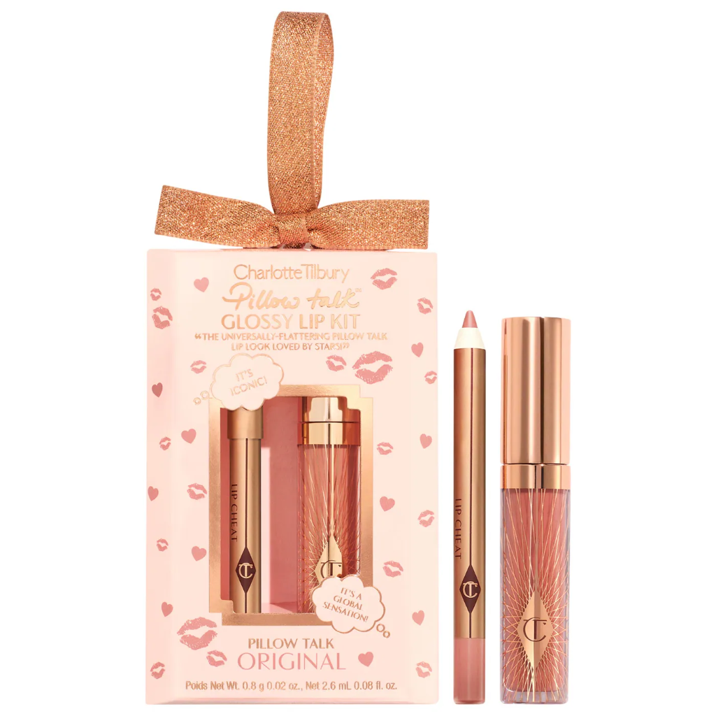 [2605146] Mini Pillow Talk Glossy Lip Duos - Original (Charlotte Tilbury)