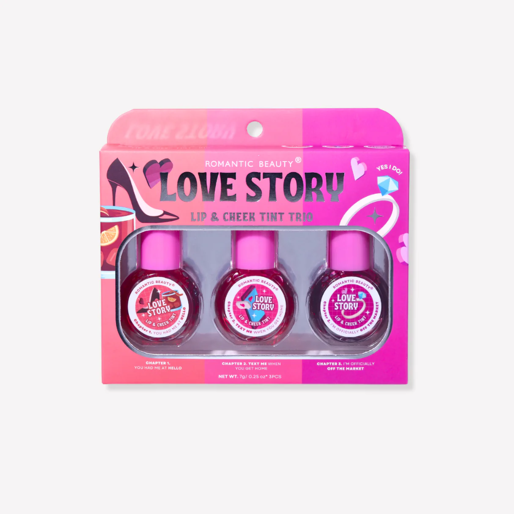 LOVE STORY - LIP & CHEEK TINT TRIO (Gift & Value Set)